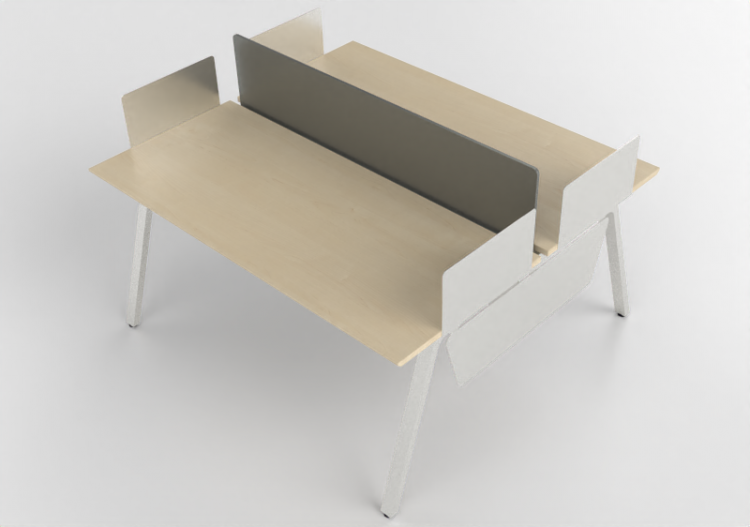 Scrivanie 3D - Scrivania in legno - Kokuyo - Arch - ACCA...