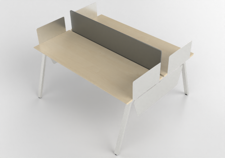 3D Desks - Wooden Desk - Kokuyo - Arch - ACCA software