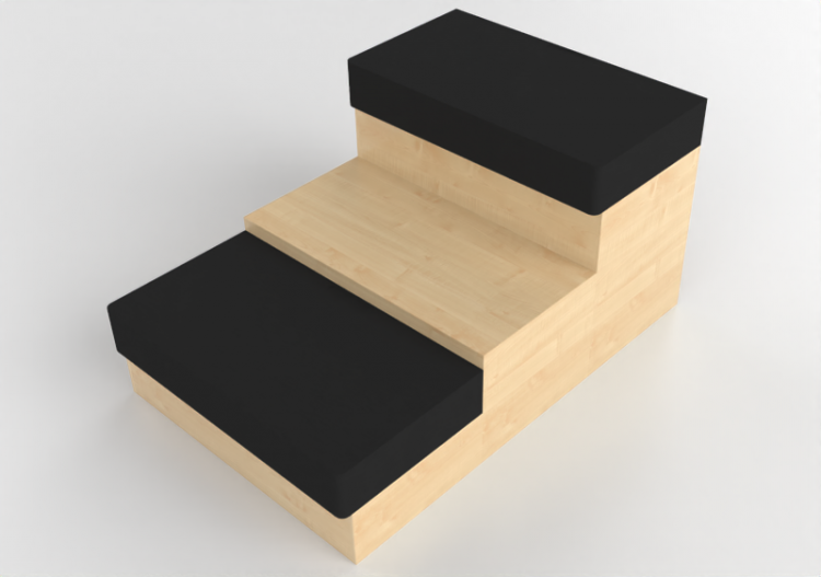 3D Sofa - Wooden storage sofa - Kokuyo - Days Office...