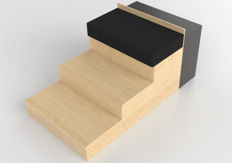 3D Sofa - Wooden storage sofa - Kokuyo - Days Office...