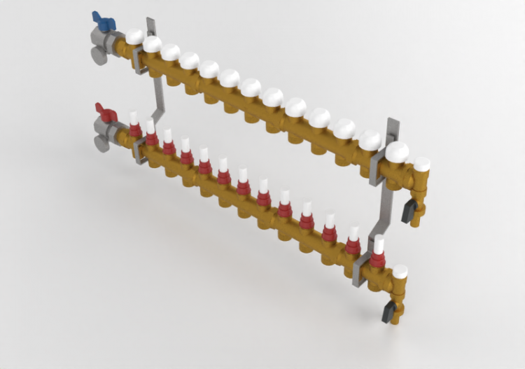 13-way Distribution manifold DN25 - 3873 - 385 0118 - ACCA...