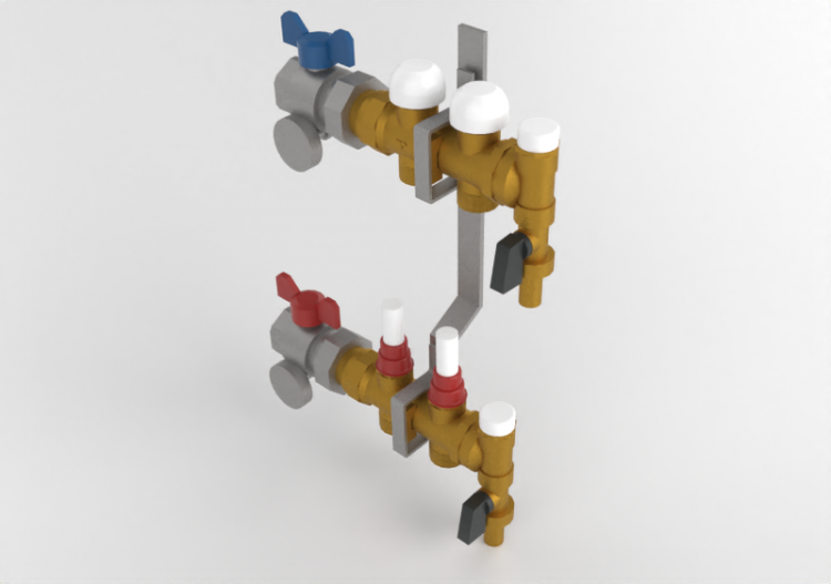 2-way Distribution manifold DN25 - 3873 - 385 0045 - ACCA...
