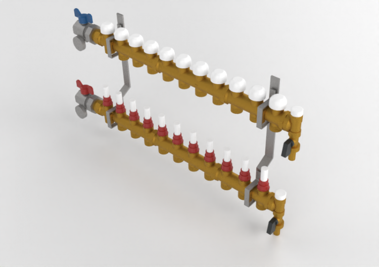 11-way Distribution manifold DN25 - 3873 - 385 0041 - ACCA...