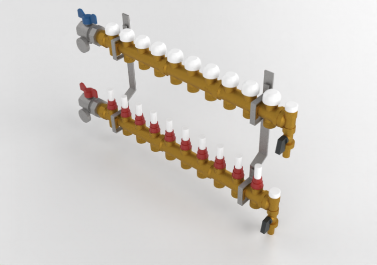 Verteiler 10-fach DN25 - ACCA software