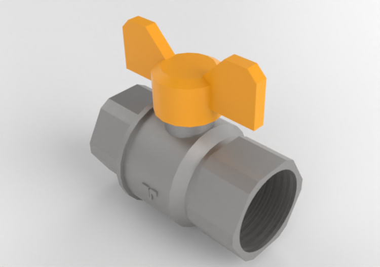 Ball valves GAS DN25 (1") - 2220G - 221 0009 - ACCA...