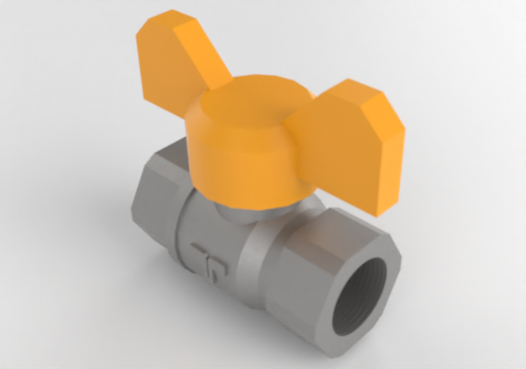 Robinets à tournant sphérique pour GAZ DN08 (1/4") - 2220G...