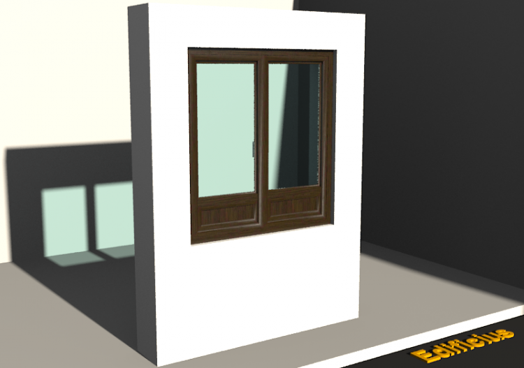 Menuiseries 3D - FN[R] 2VB[1P] MM - ACCA software