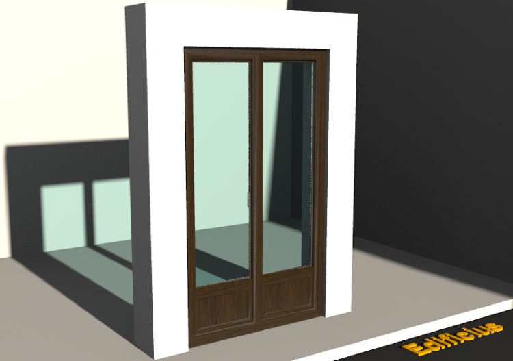 Menuiseries 3D - FN[R] 2VB[1P] MM - ACCA software