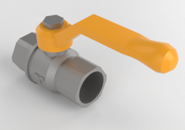 Ball valves GAS DN15 (1/2") - 2200G - 221 0001 - ACCA...