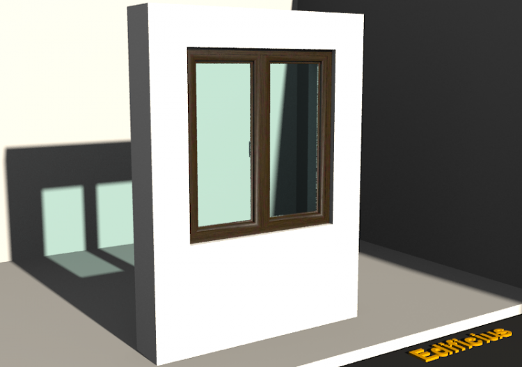 Esquadria 3D - JN[R] 2FB[1V] MF - ACCA software