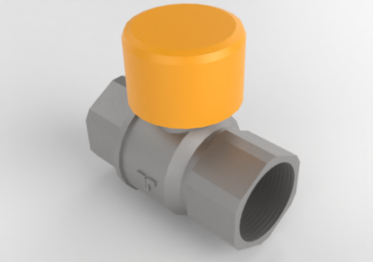 GAS-Kugelhähne DN20 (3/4") - 2240G - 221 0029 - ACCA...