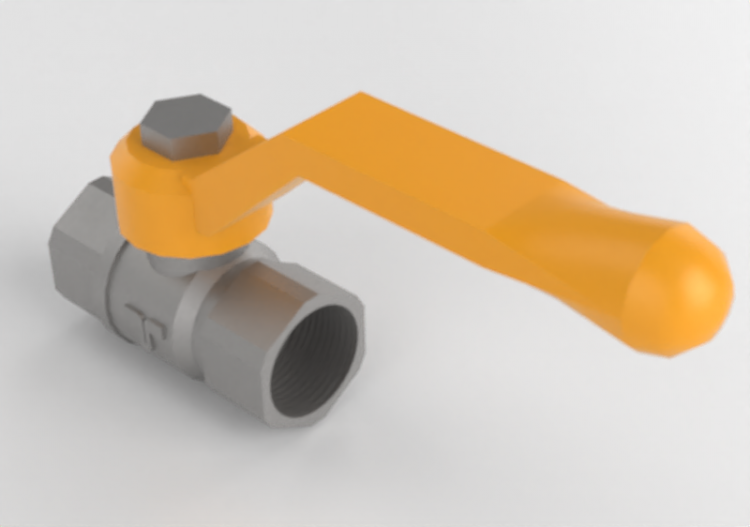 Ball valves GAS DN10 (3/8") - 2200G - 221 0018 - ACCA...