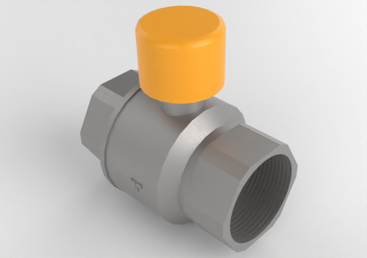 Válvula de esfera GAS DN40 (1"1/2) - 2240G - 221 0027 -...