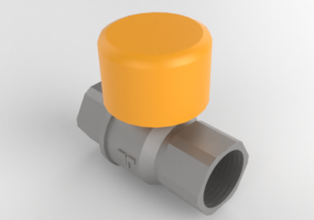 GAS-Kugelhahn DN15 (1/2") - 2240G - 221 0033