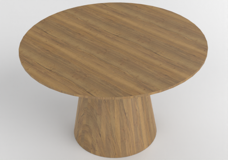 Mesas 3D - TAVOLO IN LEGNO CIRCOLARE - ACCA software