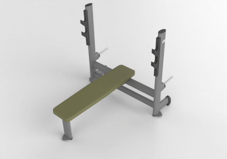 Fitness 3D - panca piana - ACCA software