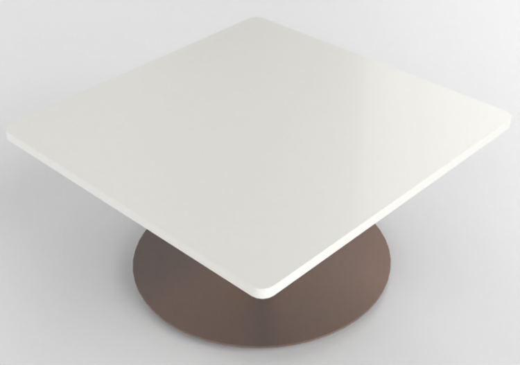 Mesas 3D - Mesa de centro de madeira envernizada - Kokuyo -...
