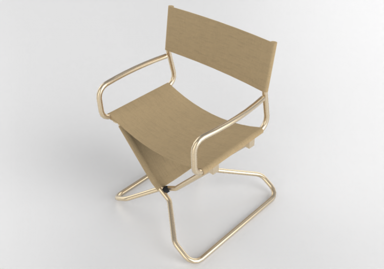 Cadeira 3D - Cadeira de metal - Kokuyo - Stock Stack - XY...