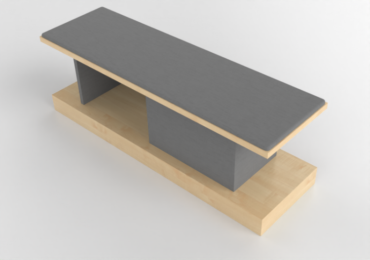 Sedie 3D - Panca in tessuto - Kokuyo - Days Office Boundary...
