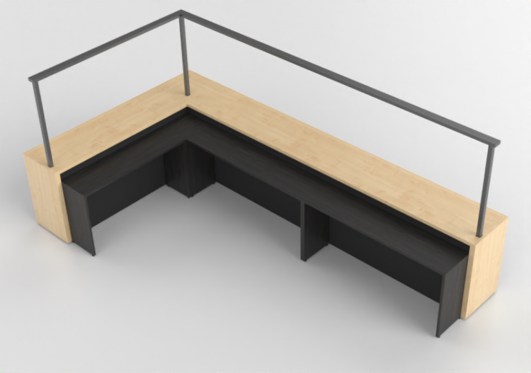 Móveis 3D - Balcão - Kokuyo - Days Office Boundary - L14DM...