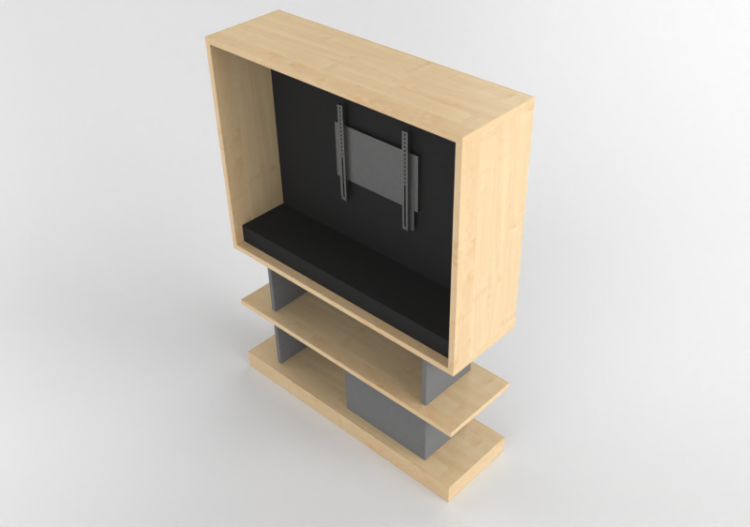 3D Möbel - Holzschrank - Kokuyo - Days Office Boundary - XY...