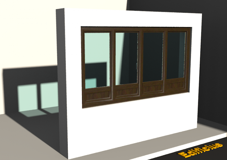 Carpinterías 3D - VN[R] 2HB[1P]+2F[1P] - ACCA software