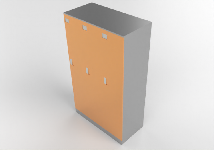 Accessoires 3D - Casier en métal - Kokuyo - C Fort - ACCA...