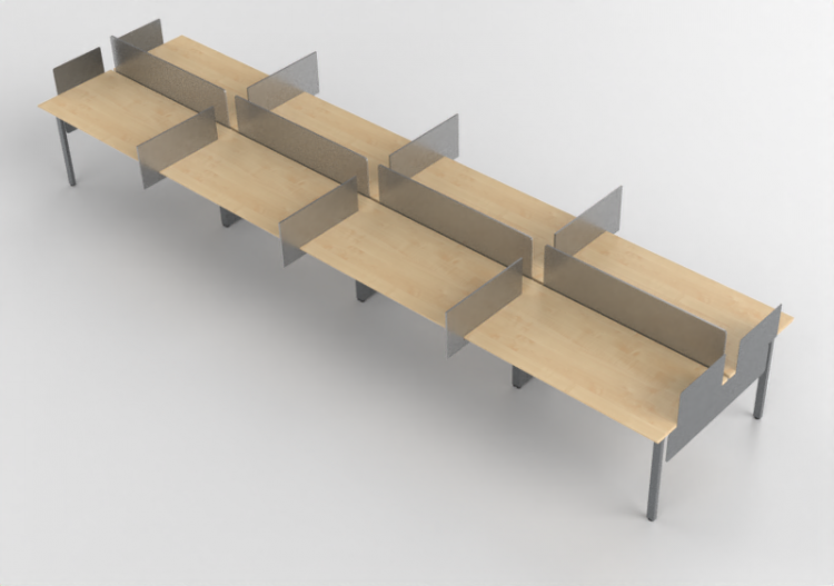 Escrivaninhas 3D - Escrivaninha de madeira - Kokuyo - Arch...