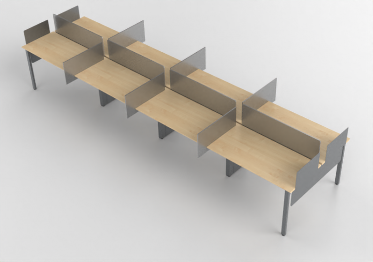 3D Schreibtische - Wooden Desk - Kokuyo - Arch - ACCA...