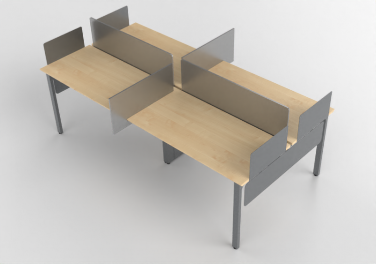 Bureaux 3D - Bureau en bois - Kokuyo - Arch - ACCA software