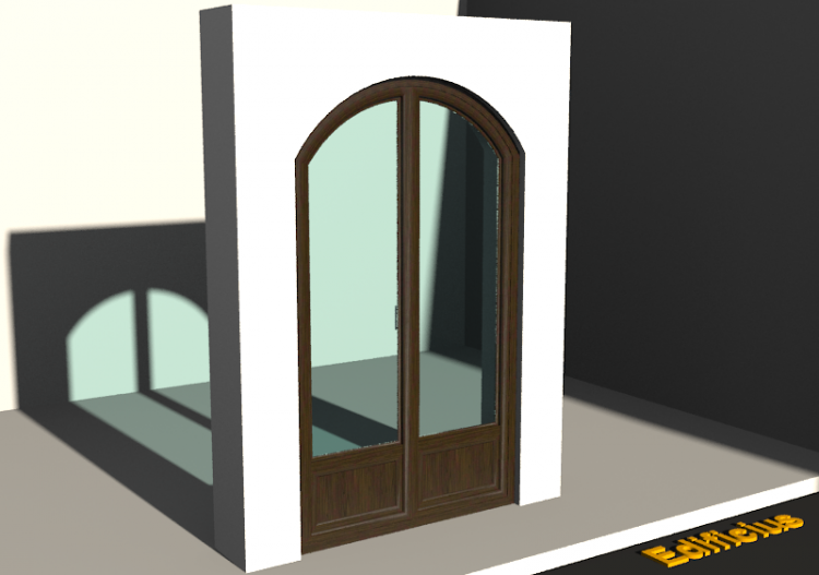 Esquadria 3D - JN[AR] 2FB[1P] MM - ACCA software