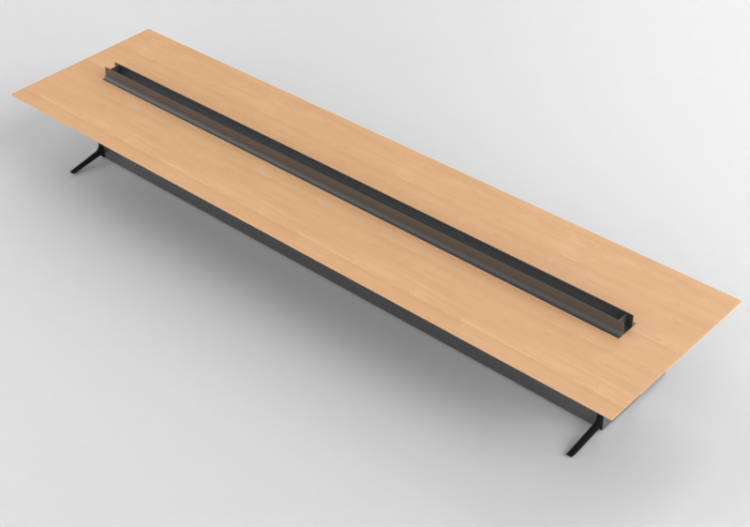 Mesas 3D - Mesa de reuniões com purificador de ar - Kokuyo...