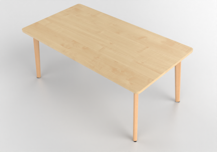 Mesas 3D - Mesa de madera - Kokuyo - Franka - TFK WK1508KM...