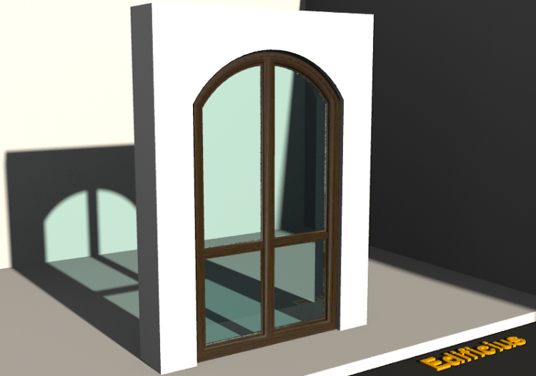 Esquadria 3D - JN[AR] 1FB[2V]+1F[2V] - ACCA software