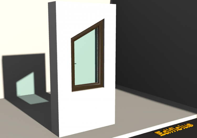 Esquadria 3D - JN[T] 1FB[1V] - ACCA software