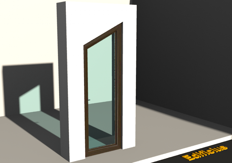 Esquadria 3D - JN[T] 1FB[1V] - ACCA software