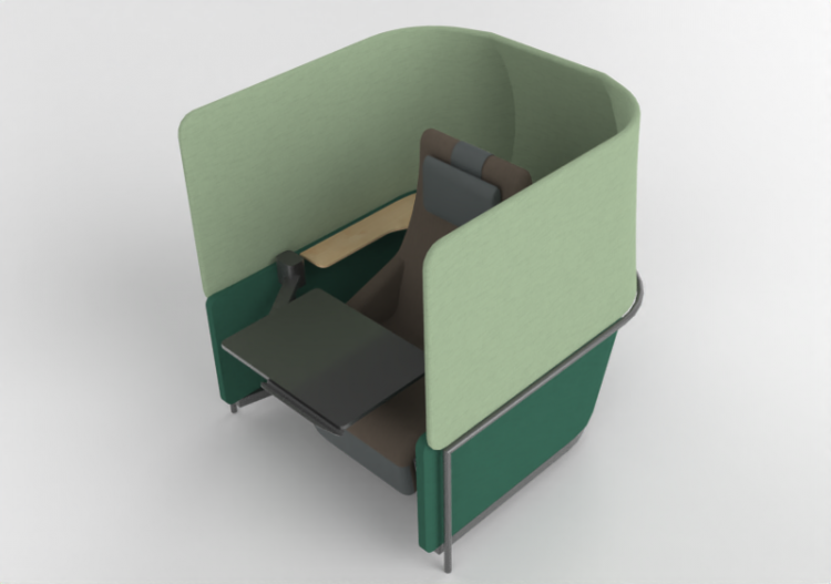 BIM Objects Free Download! 3D Arm Chairs Fabric Armchair Kokuyo