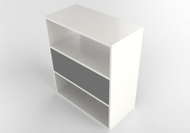 3D Book shelf - Lacquered wood bookcase - Kokuyo - Edia -...
