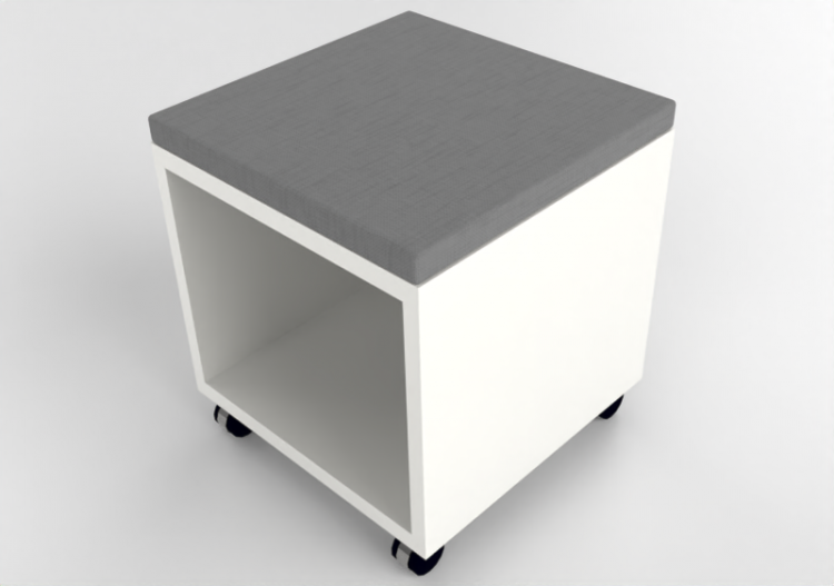Librerie e Contenitori 3D - Portaoggetti in legno laccato -...