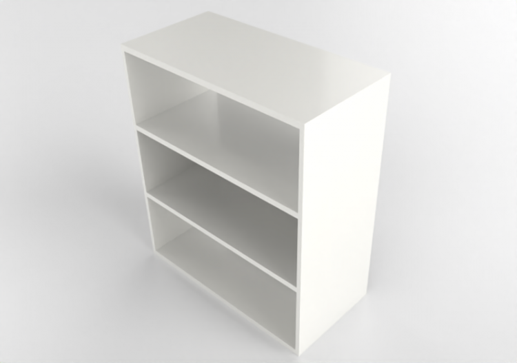 3D Bücherregal und Behälter - Lacquered wood bookcase -...