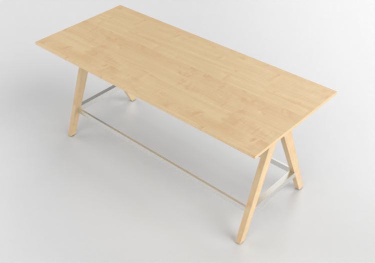 3D Tables - Wooden table - Kokuyo - Wood Tilt - XY...