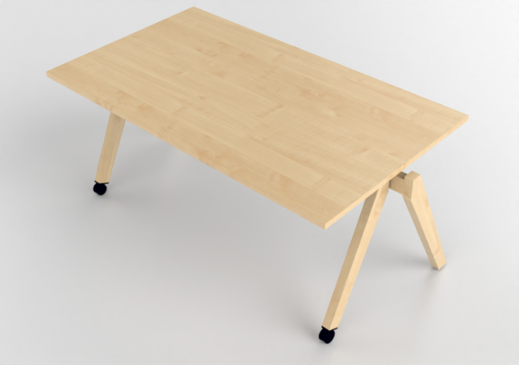 3D Tables - Wooden table - Kokuyo - Wood Tilt - XY...