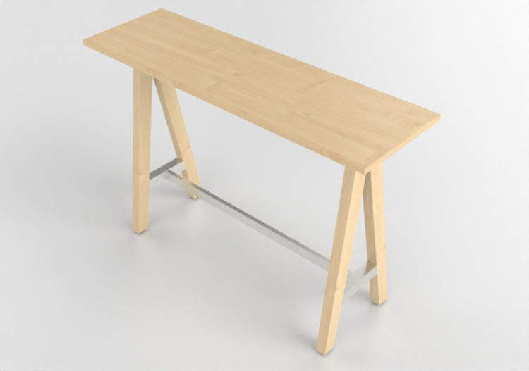 Mesas 3D - Mesa de madeira - Kokuyo - Wood Tilt - XY...