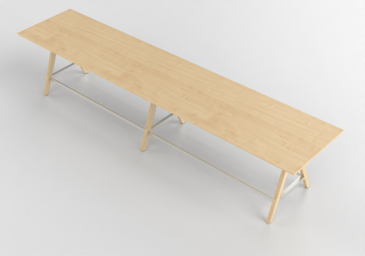 3D Tische - Holztisch - Kokuyo - Wood Tilt - XY...