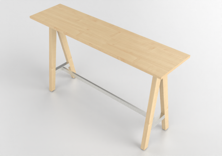 Mesas 3D - Mesa de madeira - Kokuyo - Wood Tilt - XY...