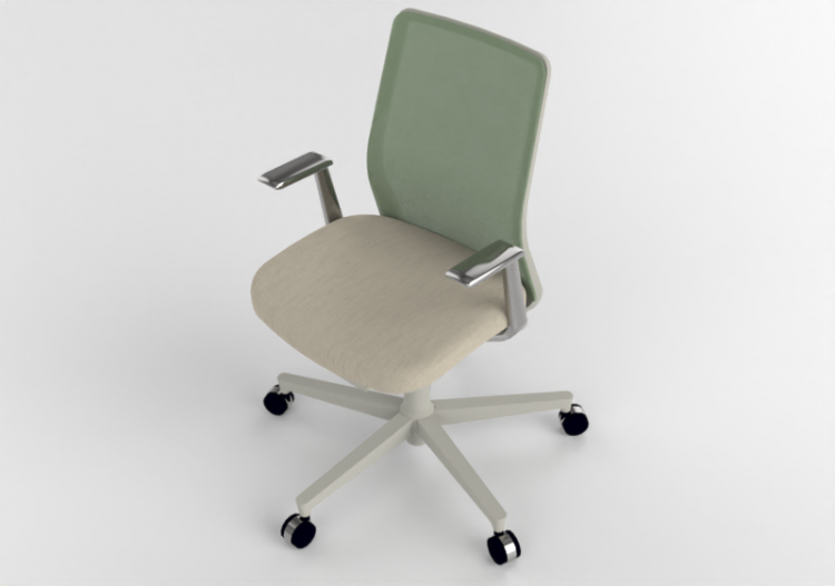 Chaises 3D - Chaise en tissu - Kokuyo - Monet - C03 BWGZ110...