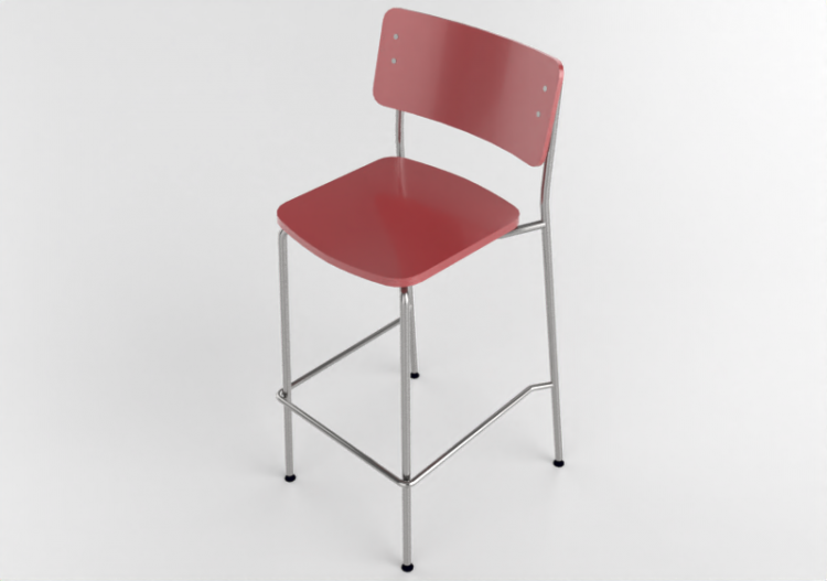 3D Chairs - Wooden Chair laccato - Kokuyo - Plocka - K05...