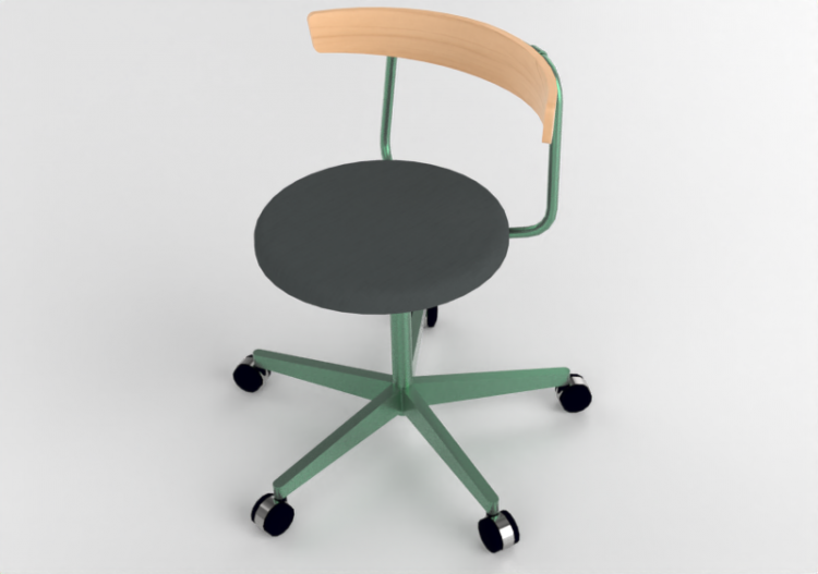 椅子 - Metallic Chair - Kokuyo - Hang Like - XY CHLC2 W V -...