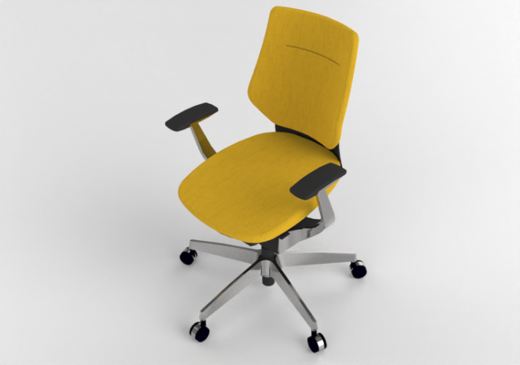 3D Chairs - Fabric Chair - Kokuyo - Ing - CR GA3243E1G41S W...