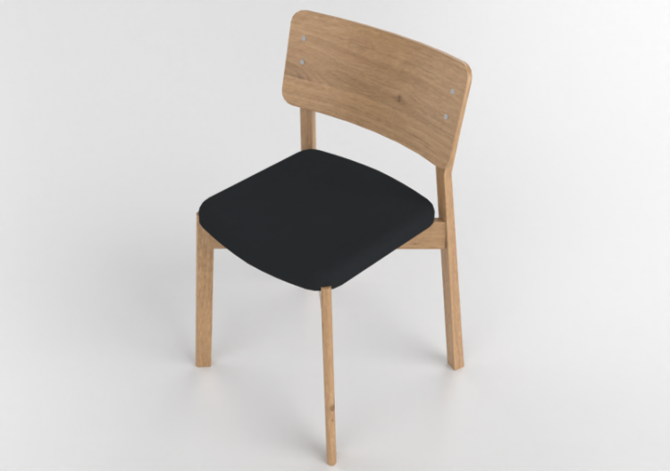 Chaises 3D - Chaise en bois - Kokuyo - Plocka - K05 D02C...